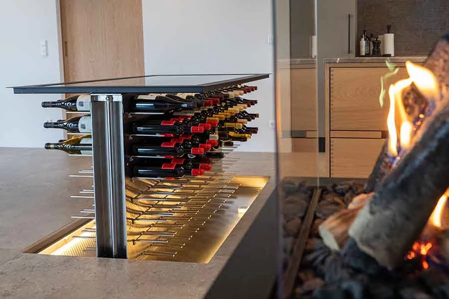 Vinkælder med elevation